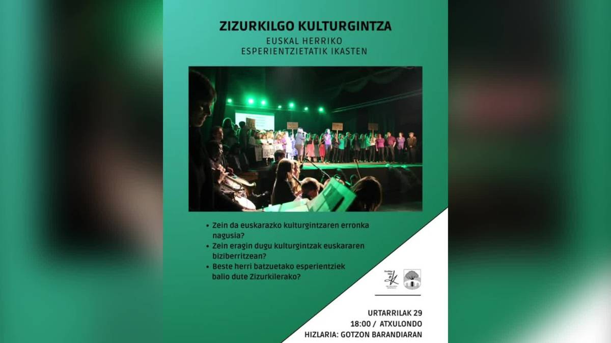 Gotzon Barandiaranekin herriko kulturgintzaren inguruko hausnarketa egingo dute zizurkildarrek