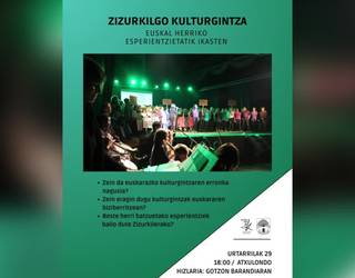 Gotzon Barandiaranekin herriko kulturgintzaren inguruko hausnarketa egingo dute zizurkildarrek