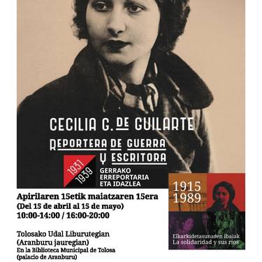 Cecilia G. de Guilarte - Gerrako erreportaria eta idazlea