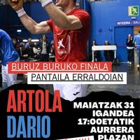 Iñaki Artolaren finala pantaila erraldoian ikusi ahal izango da