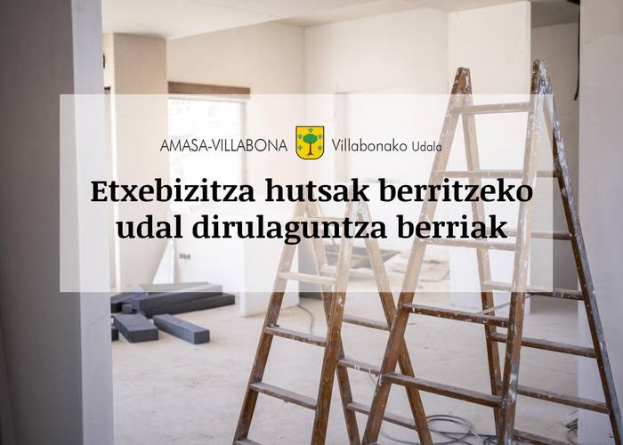 Etxebizitza hutsak berritzeko udal dirulaguntza berriak