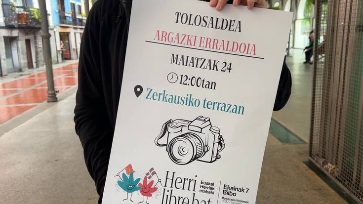 Argazki erraldoia aterako du Gure Eskuk larunbatean