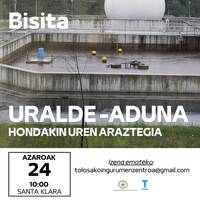 Bisita gidatua: Adunako Uralde Hua (hondakin uren araztegia)