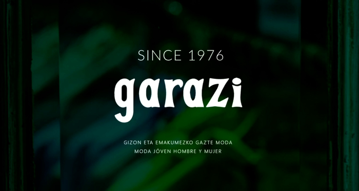 Garazi arropa denda logotipoa