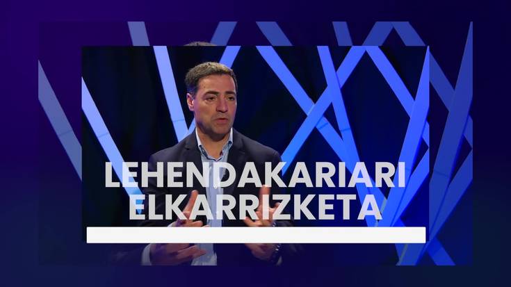 Imanol Pradales lehendakariari elkarrizketa