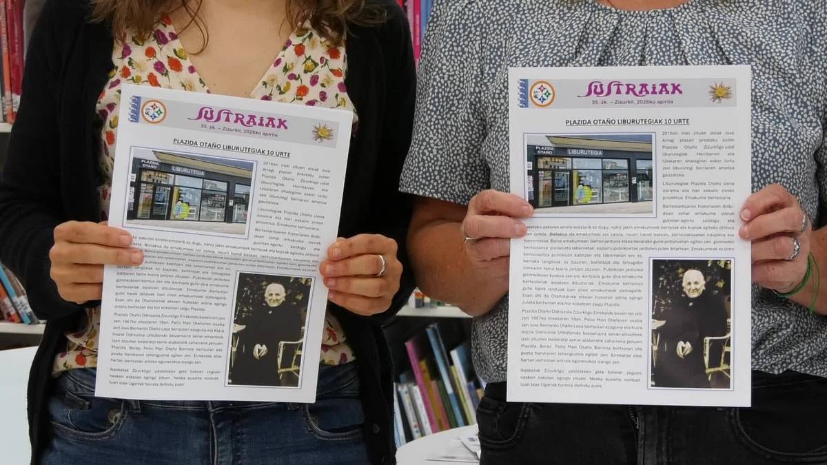 Plazida Otaño liburutegiaren 10. urteurrenean aurkeztu dute "Sustraiak" aldizkariaren azken alea