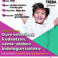 Treba Gurasoak. Gure emozioak kudeatzen, seme-alaben bidelagun izateko