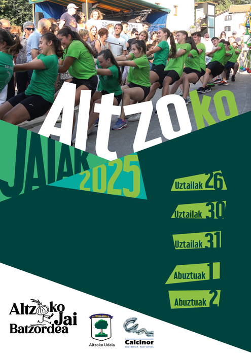 Altzoko jaiak 2025