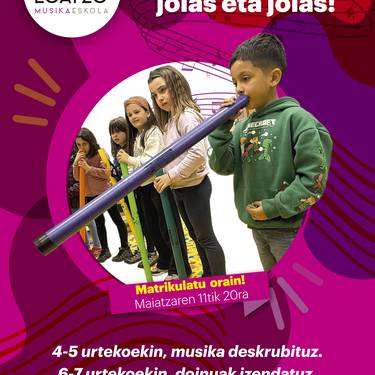 Loatzo musika eskolak matrikula epea zabalik