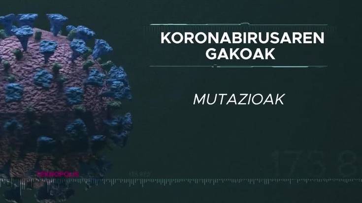 Koronabirusaren gakoak: Mutazioak