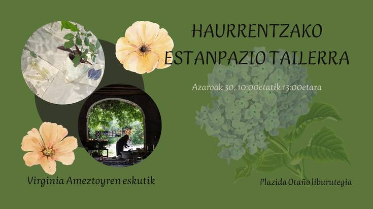 Haurrentzako estanpazio tailerra