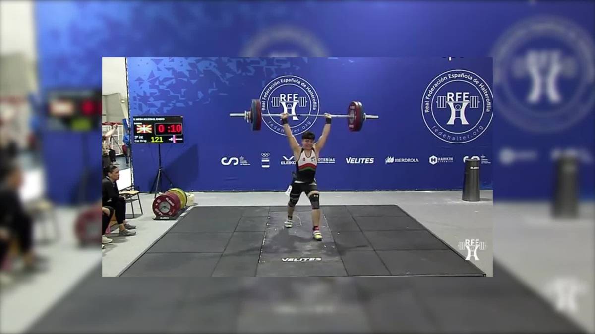 Eneko Mesak garaipena lortu du Espainiako halterofiliako Iberdrola kopan