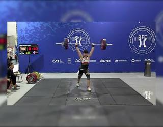 Eneko Mesak garaipena lortu du Espainiako halterofiliako Iberdrola kopan