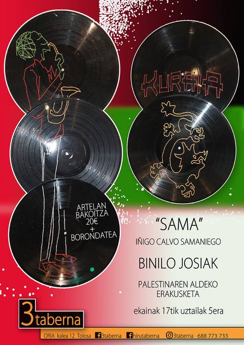 "Sama" Iñigo Calvo Samaniego- Binilo josiak