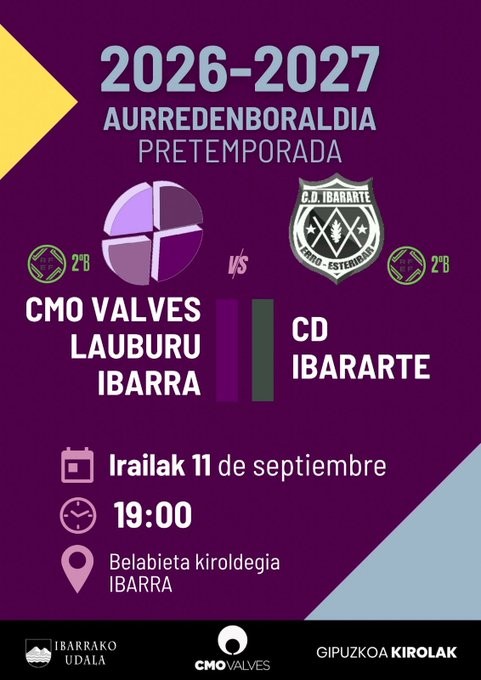 CMO Valves Lauburu Ibarra VS  CD Ibararte