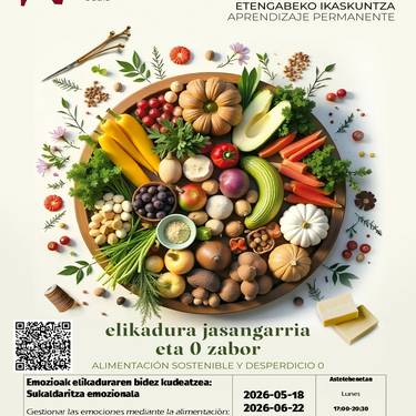 ‘Emozioak elikaduraren bidez kudeatzea: Sukaldaritza emozionala’ ikastaroa