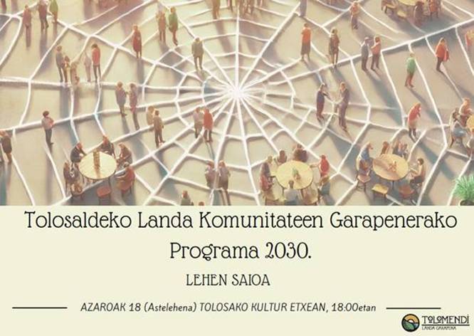 Tolosaldeko Landa Komunitateen Garapenerako Programa 2030