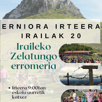 Mendi Asanbladak Erniora eta Zelatungo erromeriara irteera egingo du irailaren 20an