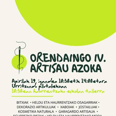 Orendaingo IV. Artisau azoka