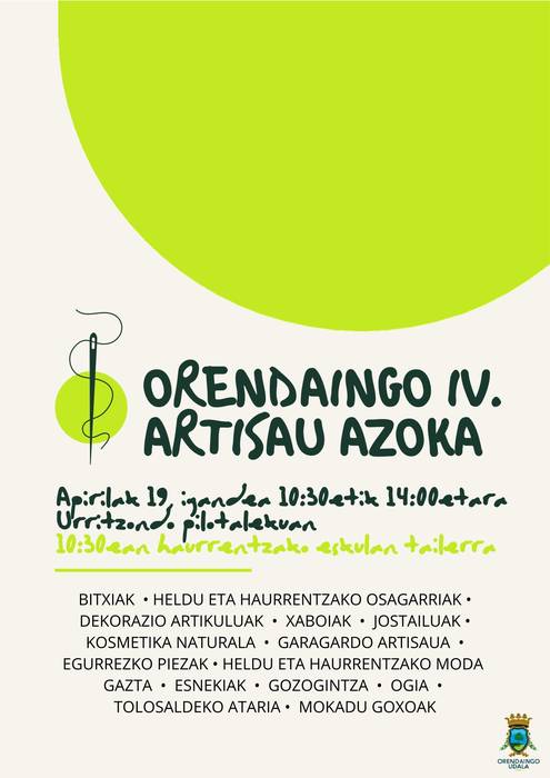 Orendaingo IV. Artisau azoka