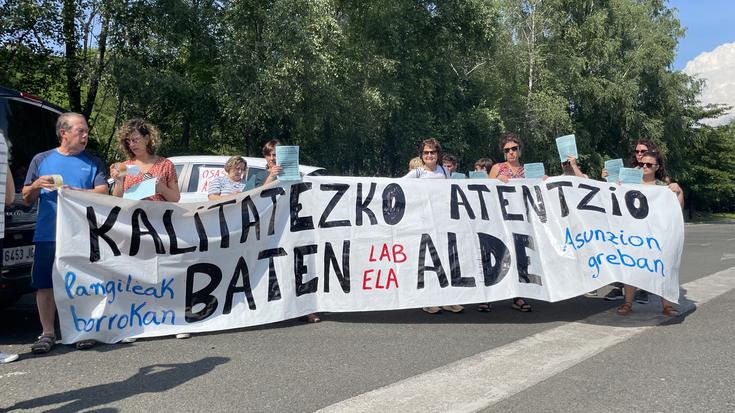 Asuncion klinikako langileek 14 greba egun gehiago deitu dituzte ekaina eta irailerako