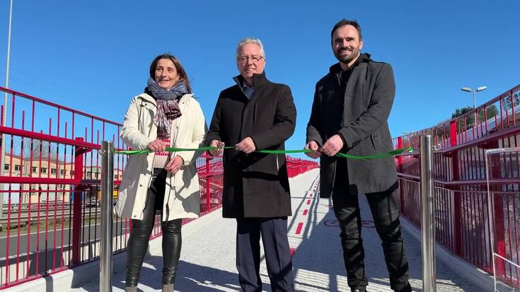 Irura eta Amasa-Villabona lotzen dituen bidegorria inauguratu dute