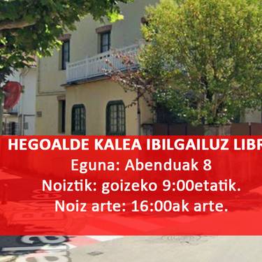 Hegoalde kaleak ibilgailurik gabe