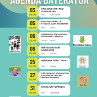 Martxoko agenda