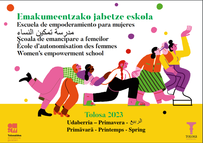 Tolosako Emakumeen Jabetze Eskolako udaberriko programazioa