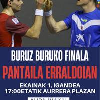 Buruz buruko txapelketako finala pantaila handian