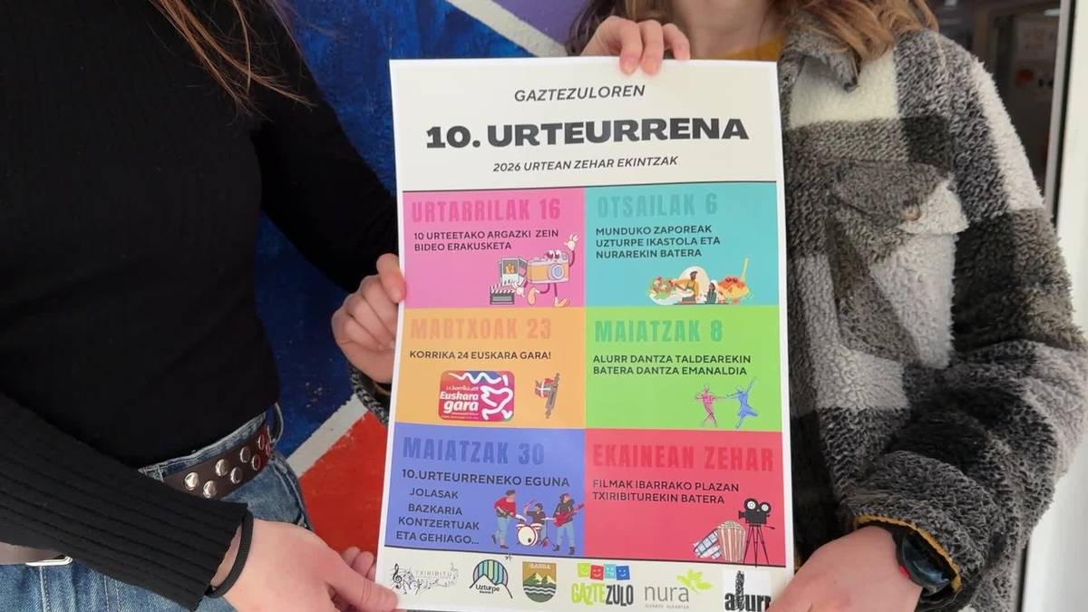 Urteurrenaren harira ekintza ugari antolatu ditu Gaztezulok