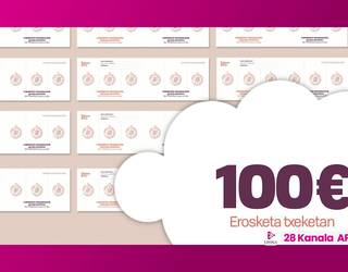 [ZOZKETA] Tolosa&Cok eskainitako 100 euroko txekea