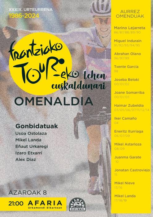 Tourreko lehen euskaldunari omenaldia