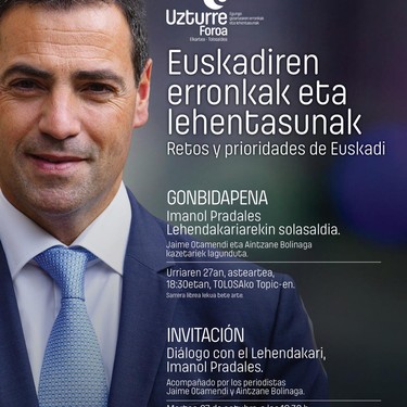 Euskadiren erronkak eta lehentasunak - Imanol Pradales