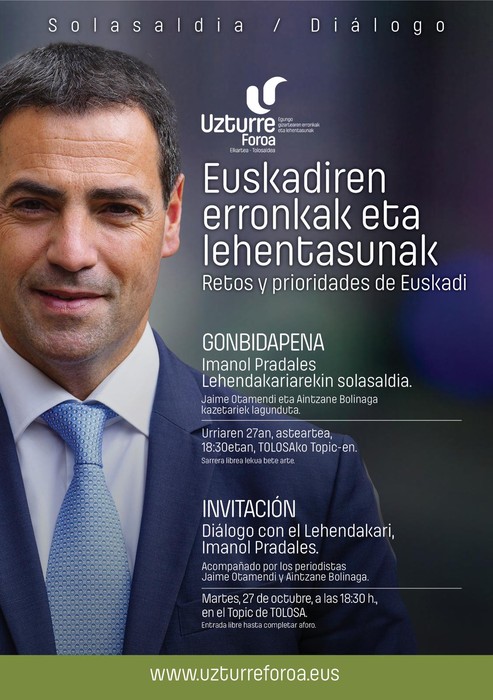 Euskadiren erronkak eta lehentasunak - Imanol Pradales