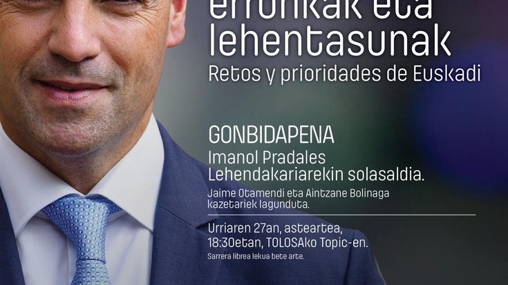 Euskadiren erronkak eta lehentasunak - Imanol Pradales