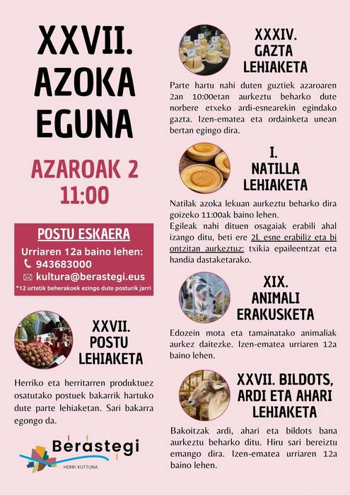 XXVII. Azoka eguna