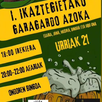 I. IkaztegIetako garagardo azoka