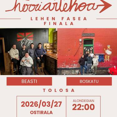 Gipuzkoako Herriarteko Bertsolari Txapelketako finala