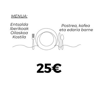Iñaki Artolaren finalaren osteko herri afarirako txartelak Iskiña tabernan daude salgai