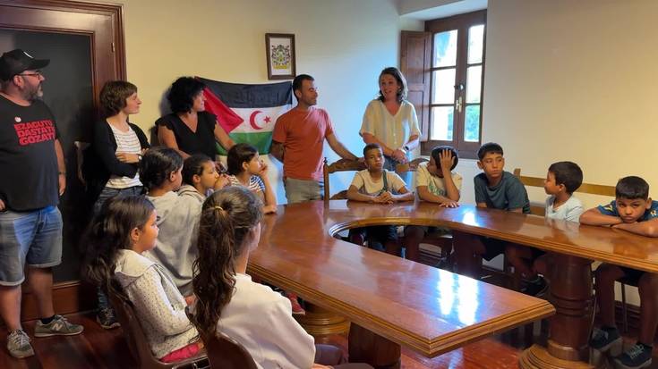 Gaztelun egin diete harrera instituzionala haur sahararrei aurtengoan