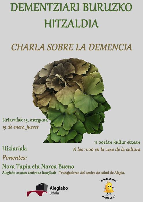 Dementziari buruzko hitzaldia