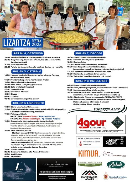 Lizartzako festak