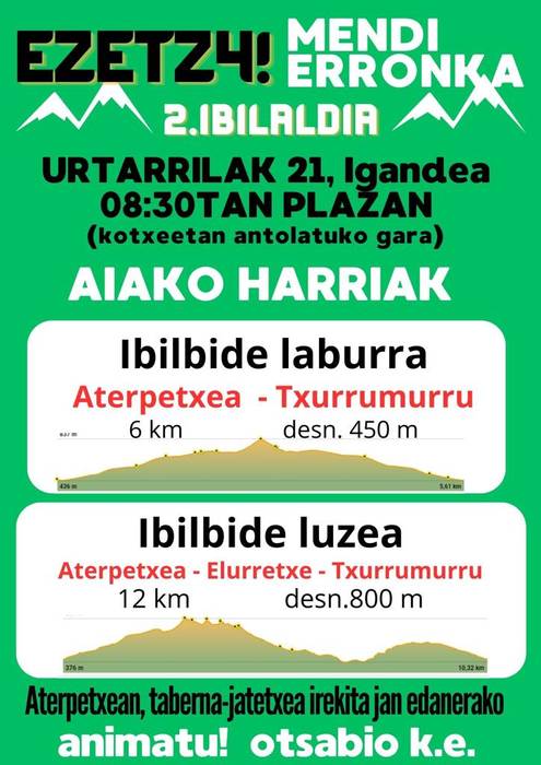 Ezetz 4! Mendi erronka