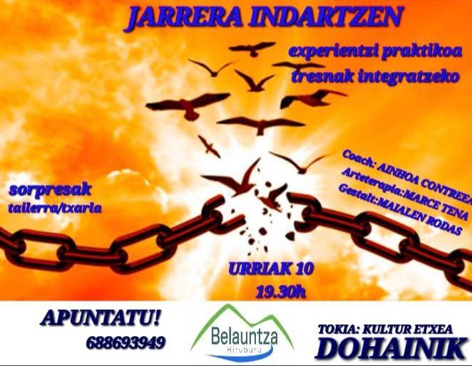 Jarrera indartzen