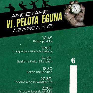 VI. Pelota eguna