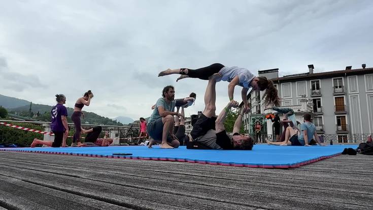 Akrolosa jaialdia egin dute lehen aldiz