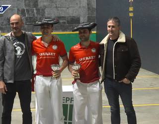 EPLEko pilotariek irabazi dituzte gorengo mailetako  Trinketeko Kluben Arteko Gipuzkoako Txapelketak