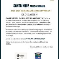 Dokumentu Zaharren erakusketa plazan