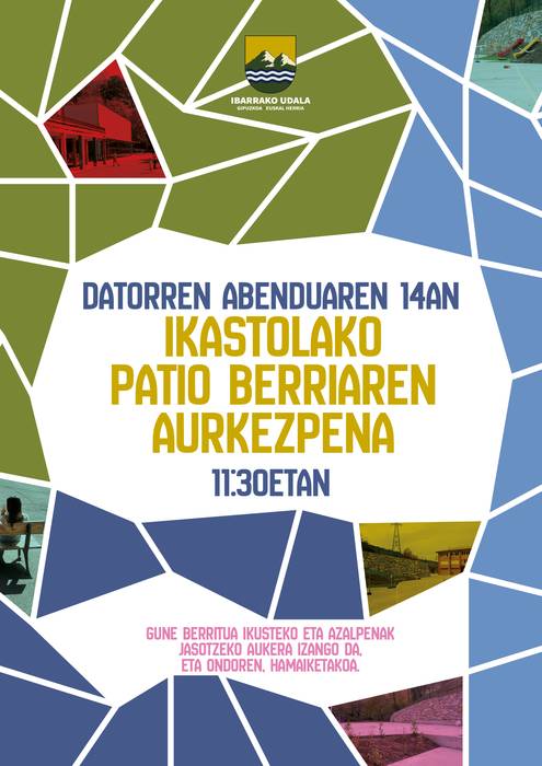 Ikastolako patio berriaren aurkezpena